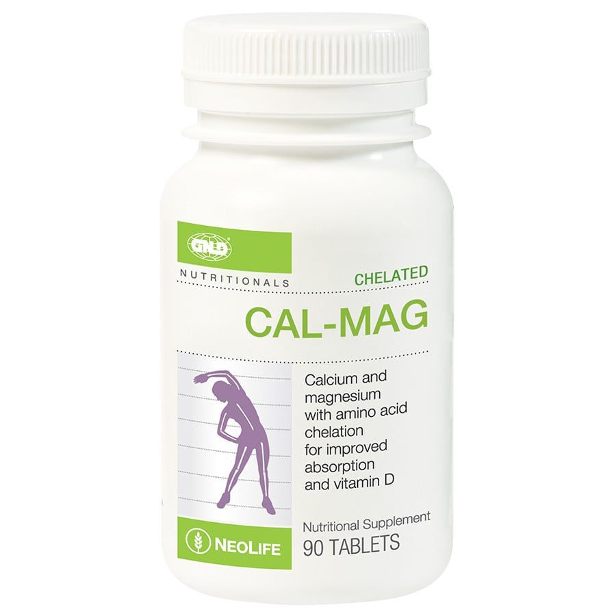 Chelated Cal-Mag with 500 IU Vitamin D3 – 90 Tablets