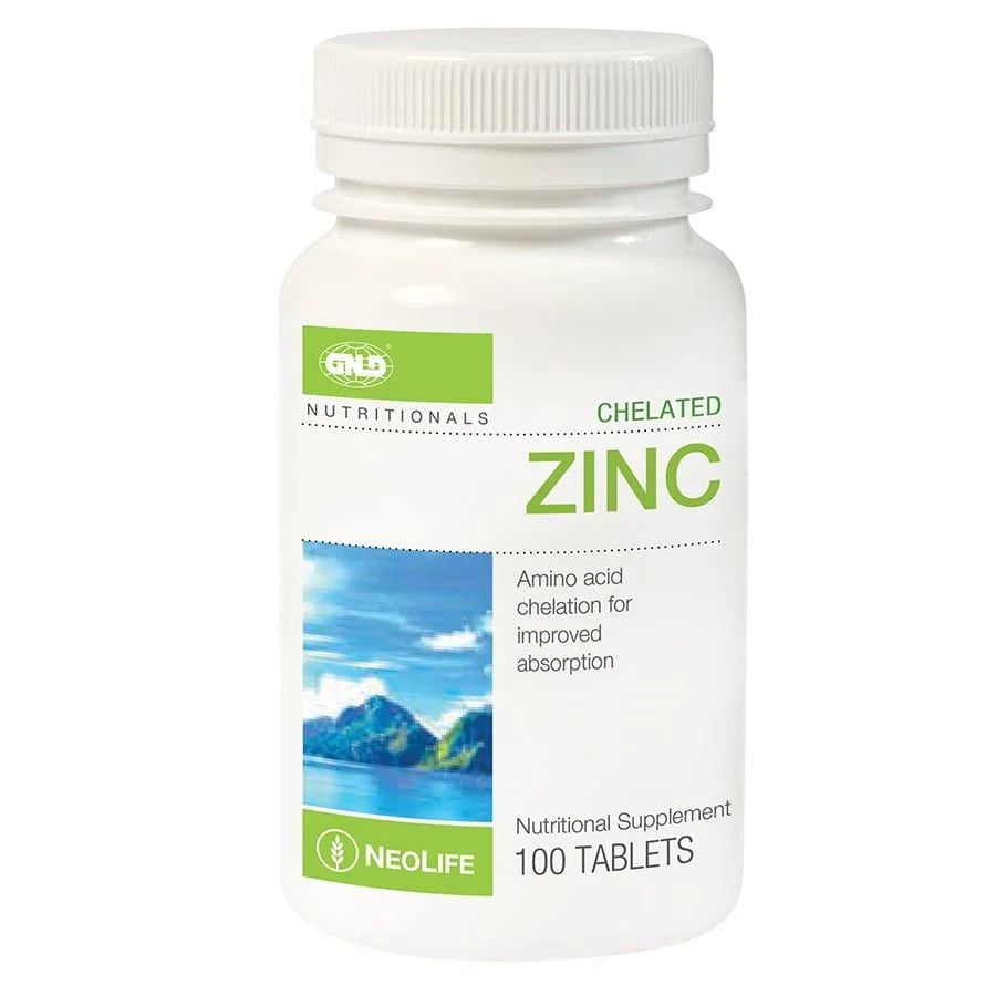 Chelated Zinc – 100 Tablets